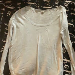 Soybu yoga split side shirt light blue